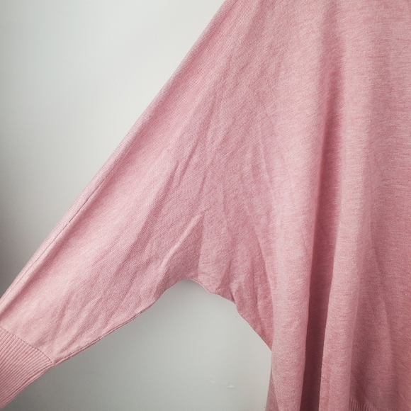 NEW Directions XXl Sweater Pink Dolman Sleeve Tunic Rayon Blend Soft Cozy - Picture 6 of 10